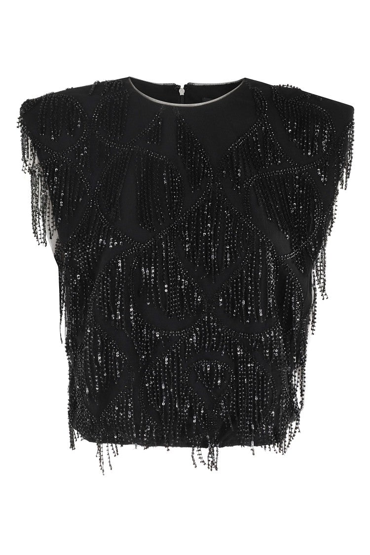 Rotate Sequins Sleeveless Top