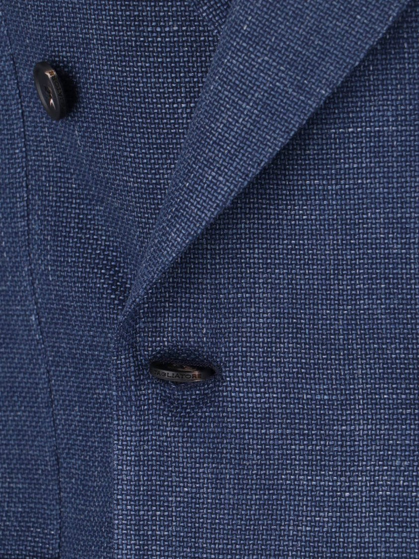 Tagliatore Tailored Black Jacket With Notched Lapel