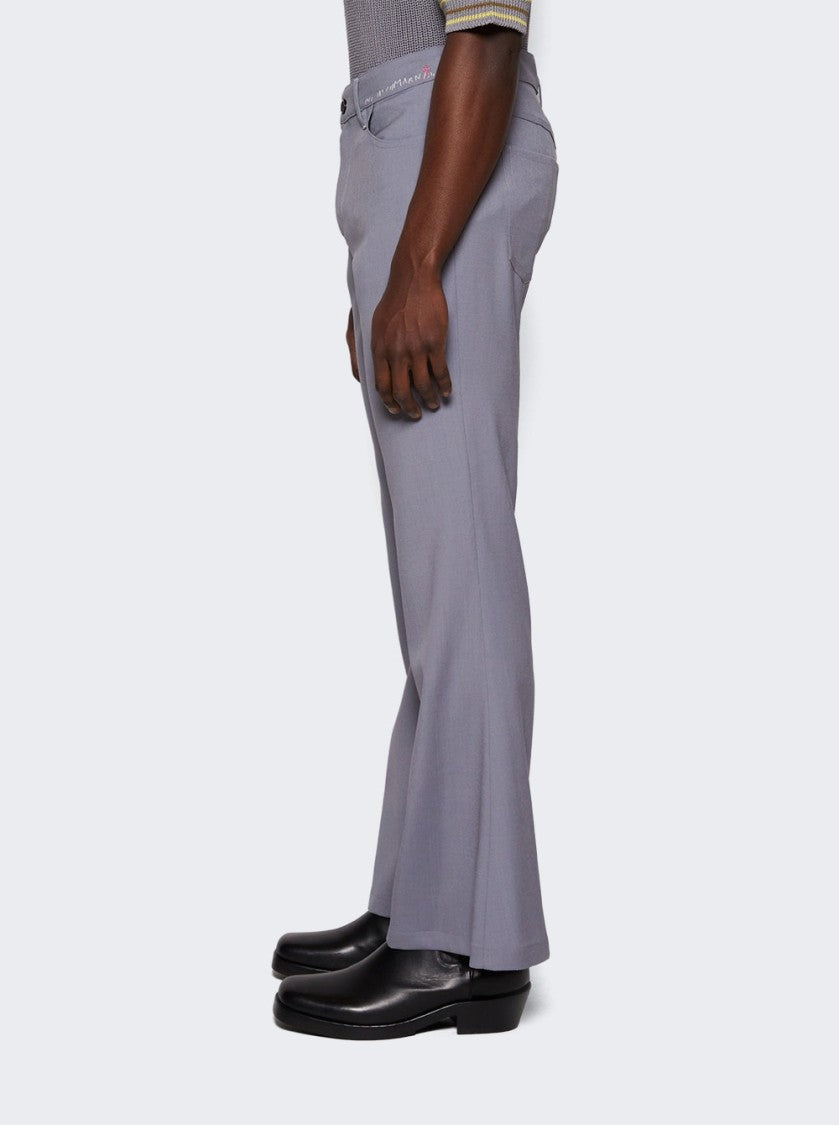 Marni Tailored Flared Trousers With Button Closure