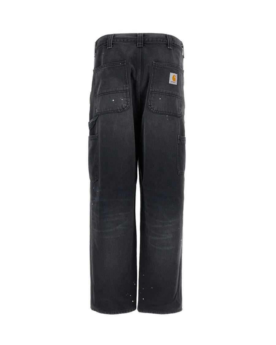 Carhartt Wip Black Og Single Knee Destroy Denim Jeans