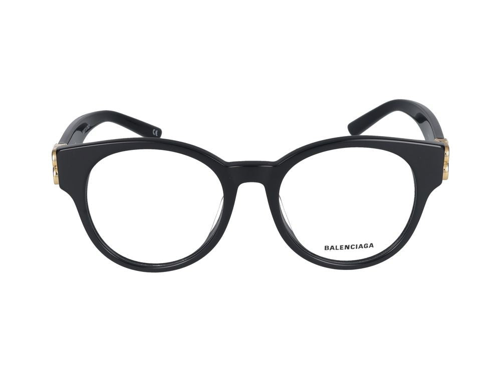 Balenciaga Eyeglasses Bb0173o 001 Black Black Transparent 51/19/140