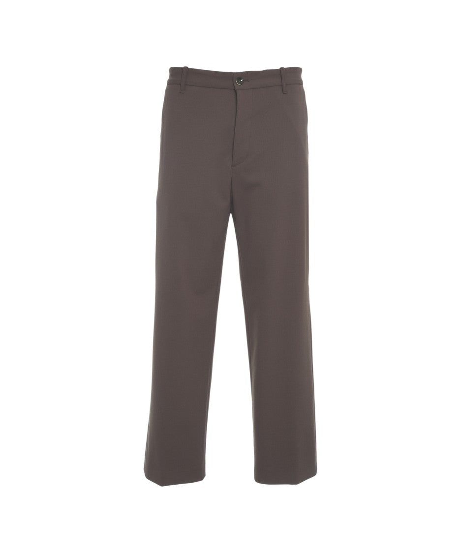 Nine In The Morning Baggy Trousers With Hidden Closure And Flap Pockets