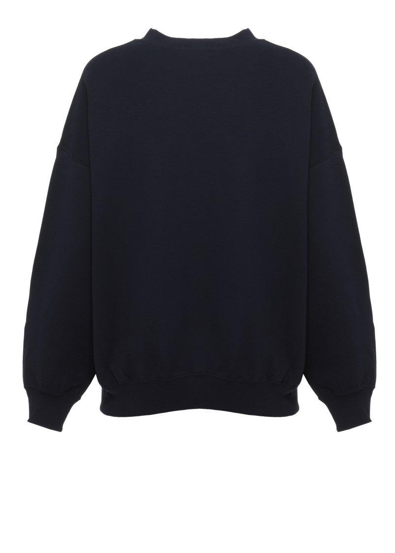 Polo Ralph Lauren Blue Embroidered Bear Cotton Hoodie