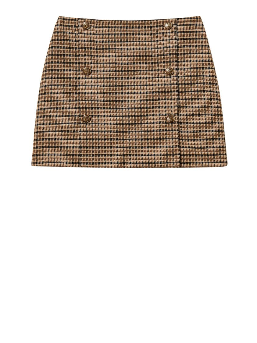 Twin-Set Contemporary Neutrals Skirt With Refined Finish