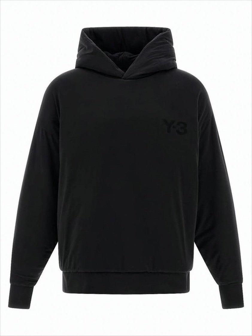 Y-3 Structured Padded Black Hoodie