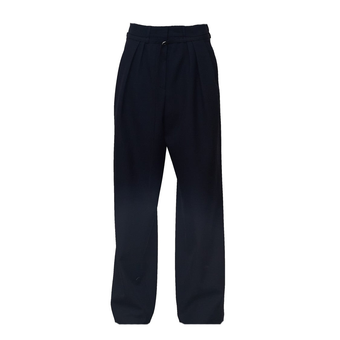 Dries Van Noten Wide-Leg Wool Trousers With Irregular Pleats