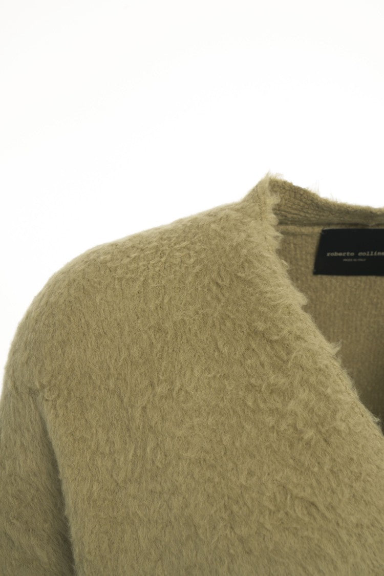 Roberto Collina Cardigan With V-Neck And Functional Pockets