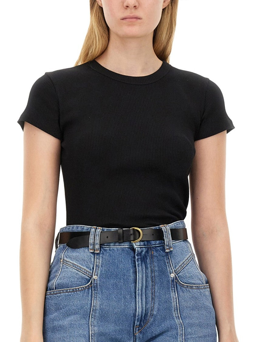 Isabel Marant Ribbed Cotton T-Shirt