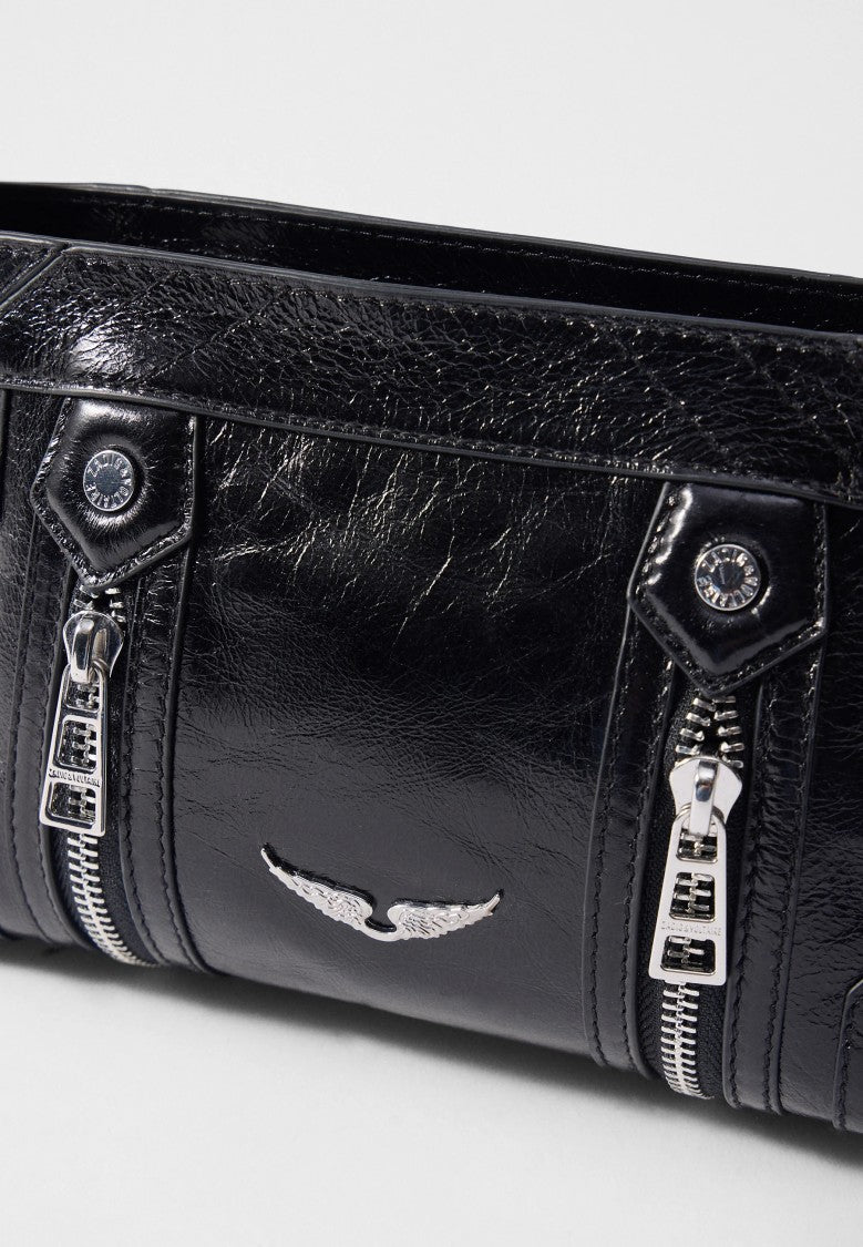 Zadig & Voltaire Vintage Patent Leather Shoulder Bag