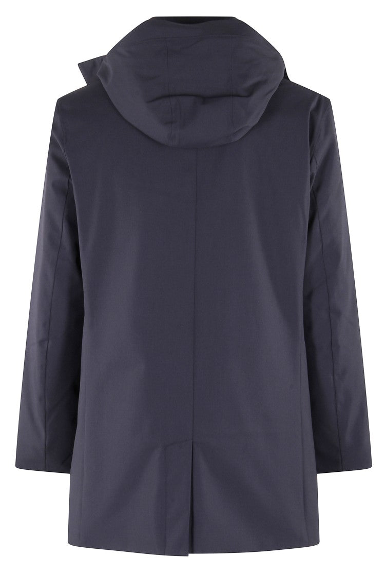 Save The Duck Hooded Jacket With Central Zipper