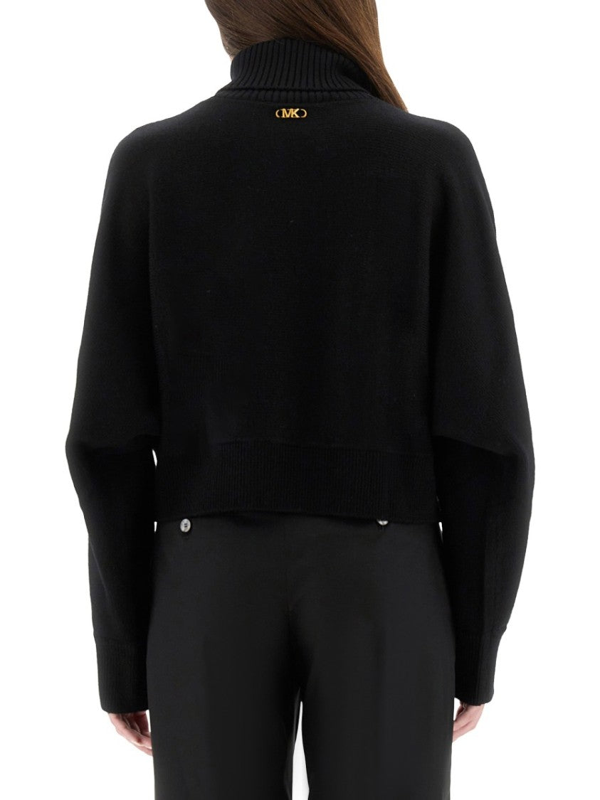 Michael Michael Kors Cropped Black Sweater
