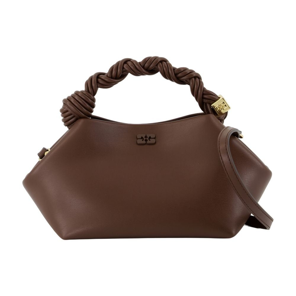 Ganni Bou Small Crossbody - Leather - Brown