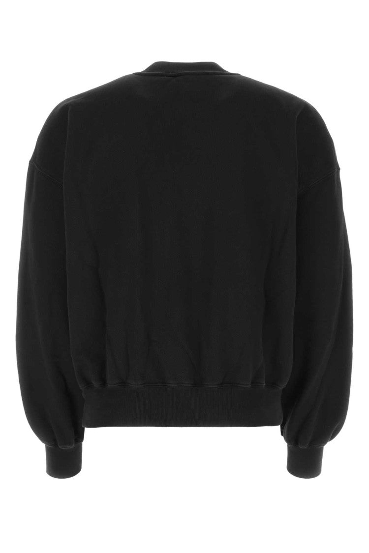 Off-White Black Cotton Sweatshirt