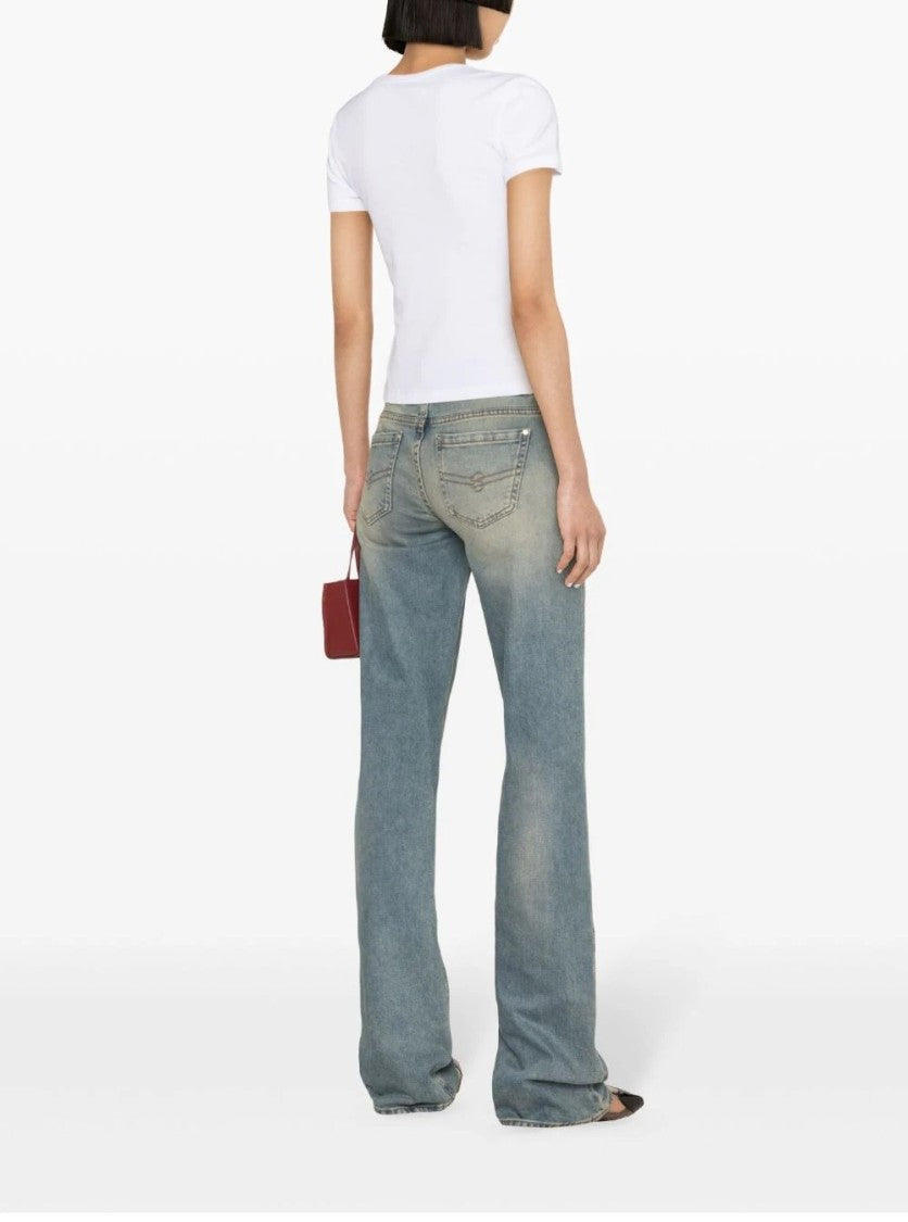 Blumarine White T-Shirt Logo