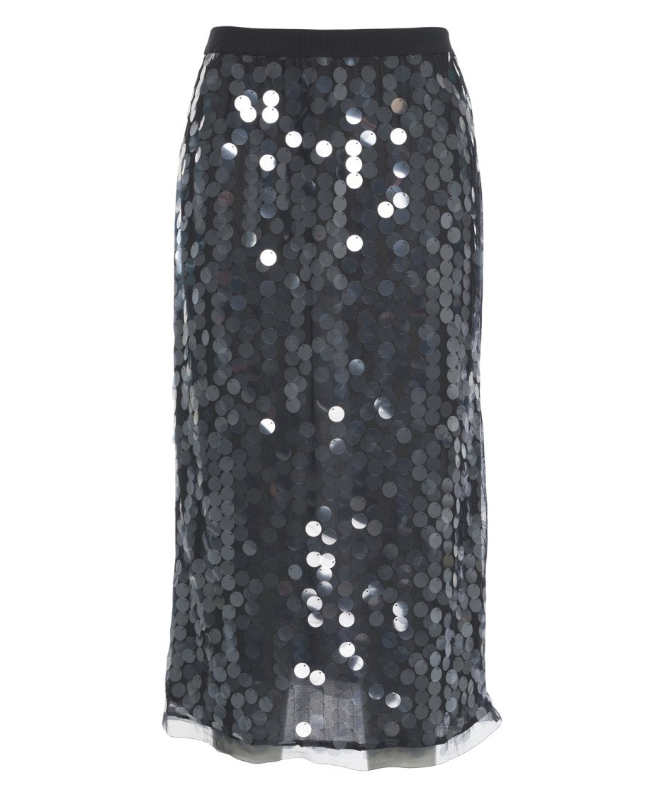 Semi Couture Sequin Midi Skirt