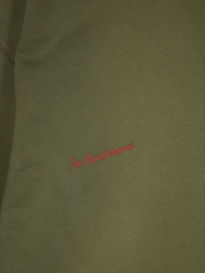 J. W. Anderson Cotton Sweatshirt With Contrasting Logo Detail