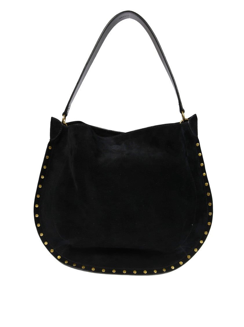 Isabel Marant Oskan Hobo Soft-Gz Crescent Suede Shoulder Bag