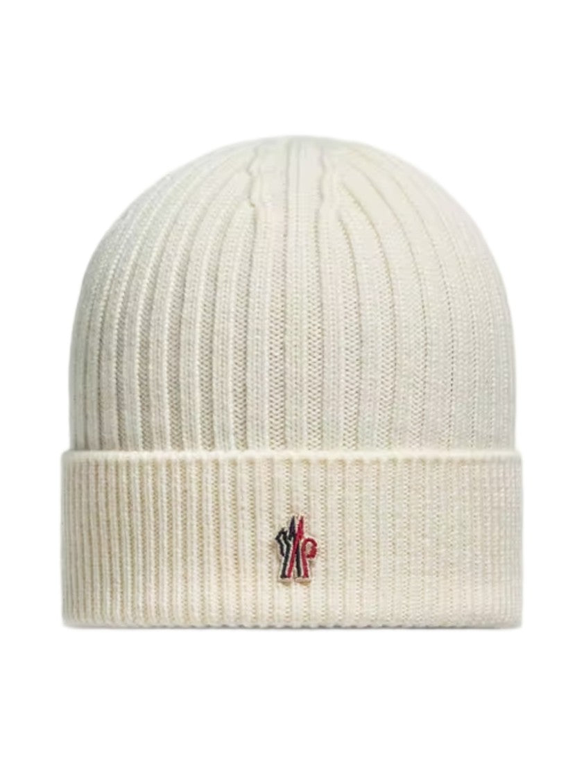 Moncler Grenoble Ribbed Knit Beanie In Cashmere-Wool Blend