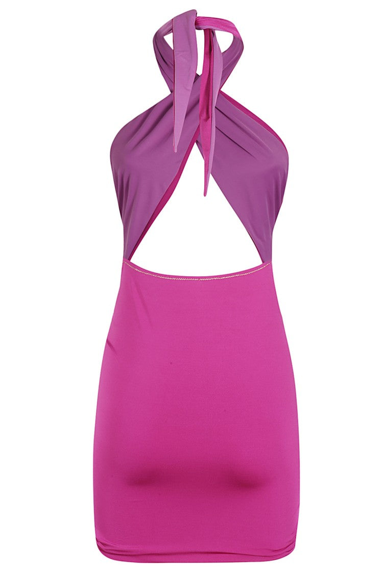 Reina Olga Stallion Mini Dress