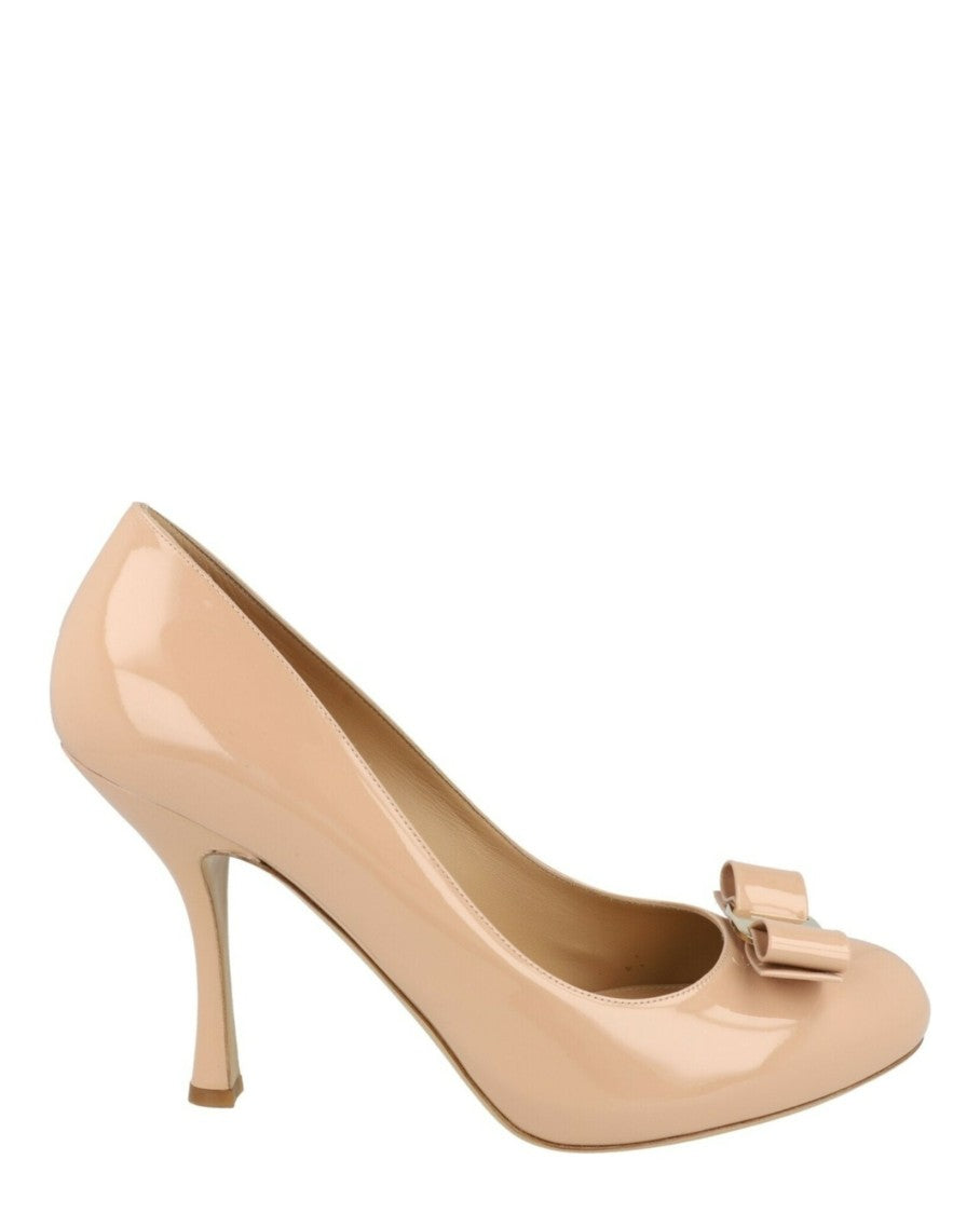 Ferragamo Kali Patent Leather Pumps
