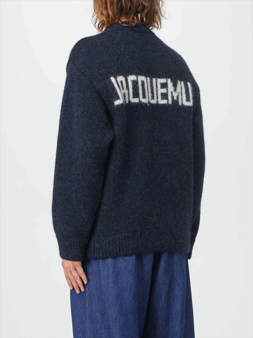 Jacquemus La Maillou Pavan Jacquard Logo Sweater
