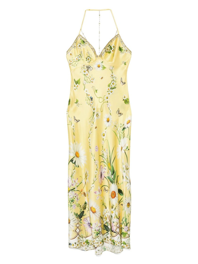 Camilla Floral-Print Silk Dress