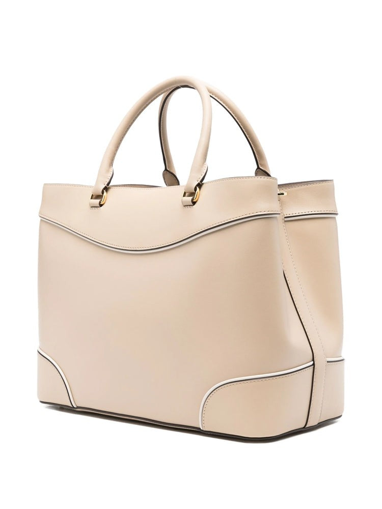 Lauren Ralph Lauren Marcy 36 Large Structured Tote Bag With Gold-Tone Hardware