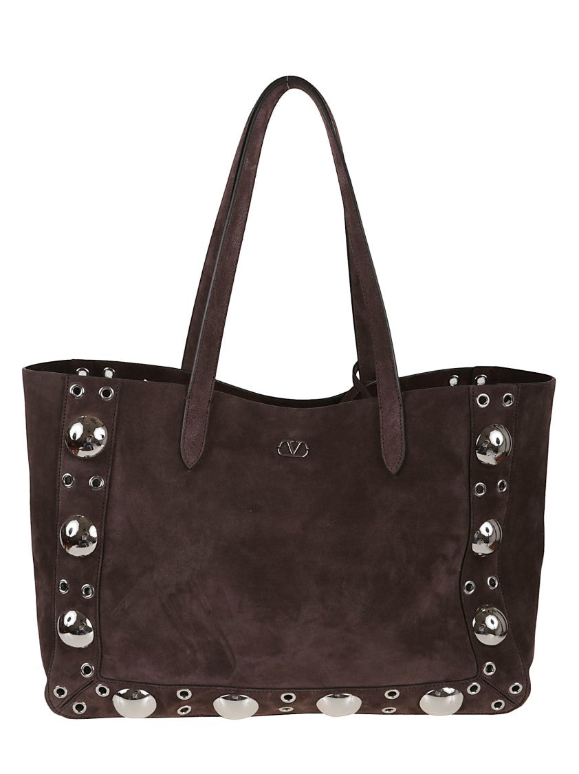 Valentino Garavani Nellcôte Suede Tote Bag