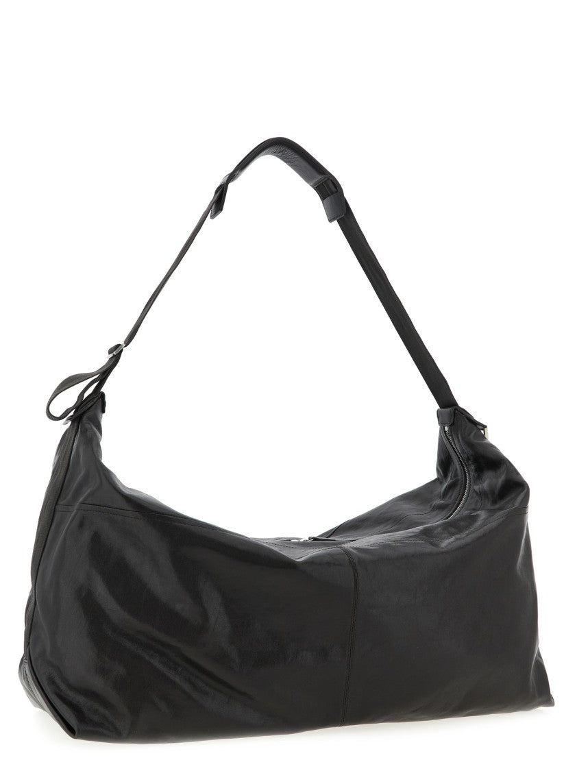 Lemaire 'Berlingot 72H Weekend' Leather Shoulder Bag