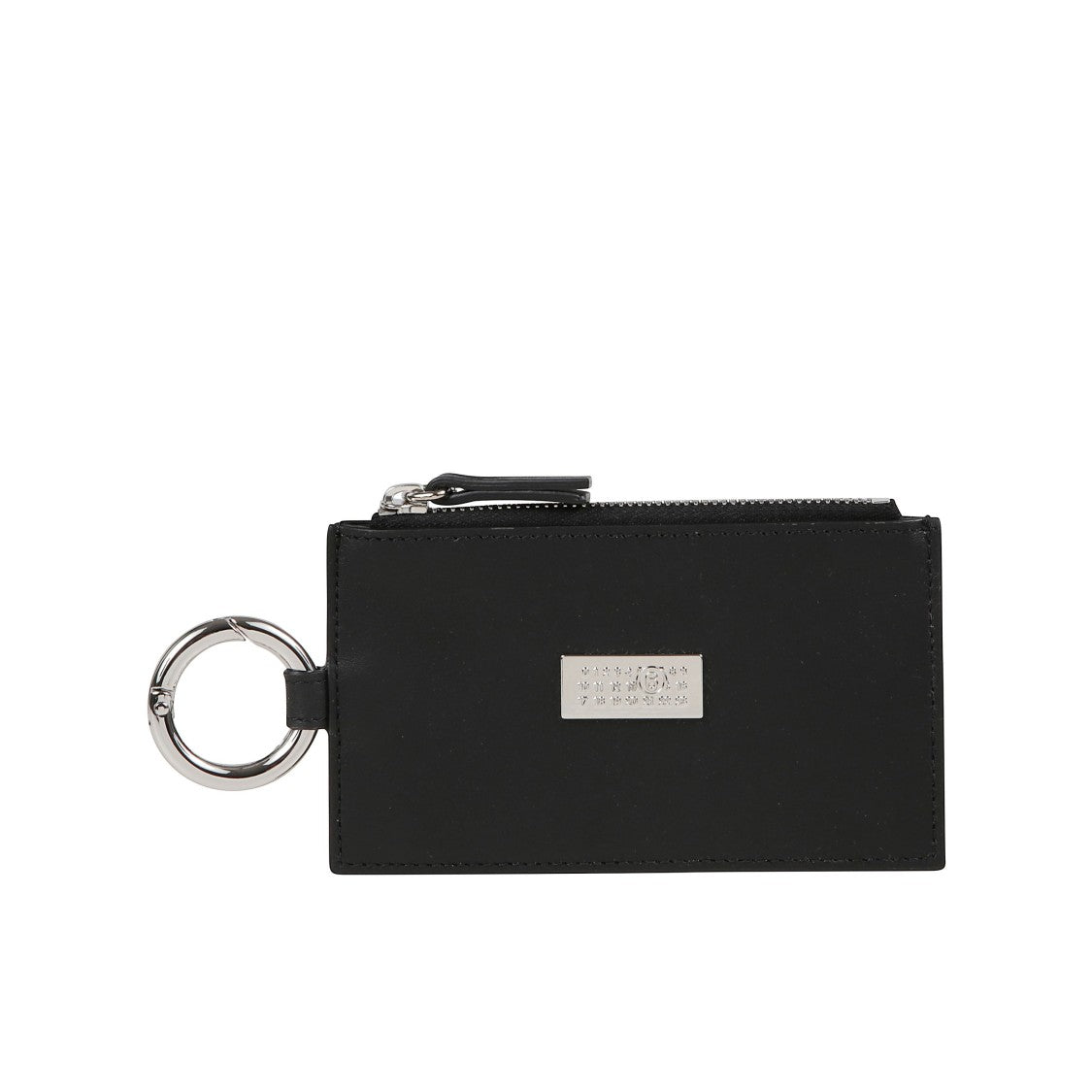 Mm6 By Maison Margiela Zipped Card Holder With Ring