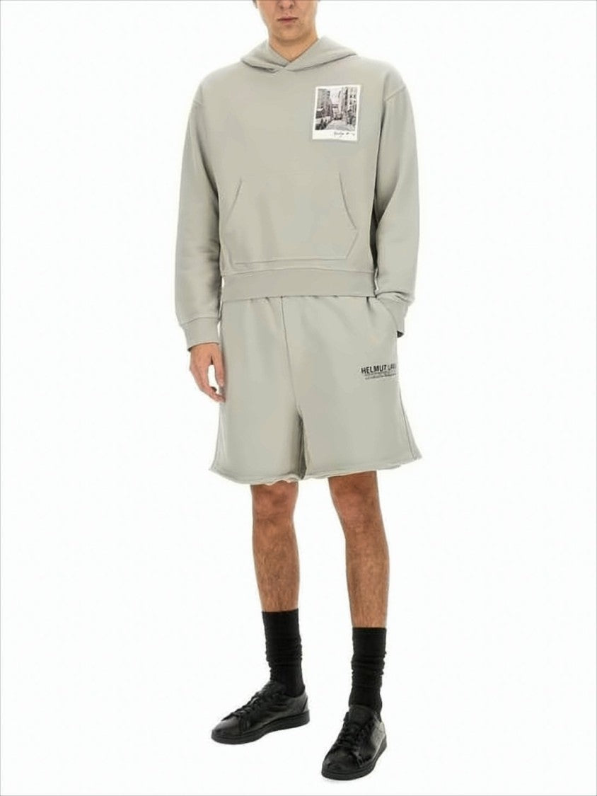Helmut Lang Relaxed Fit Hoodie With Photographic Print By Helmut Lang