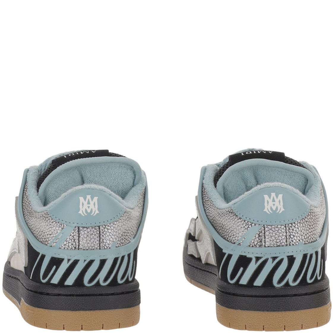Amiri Low-Top Leather Sneakers With Panel Design