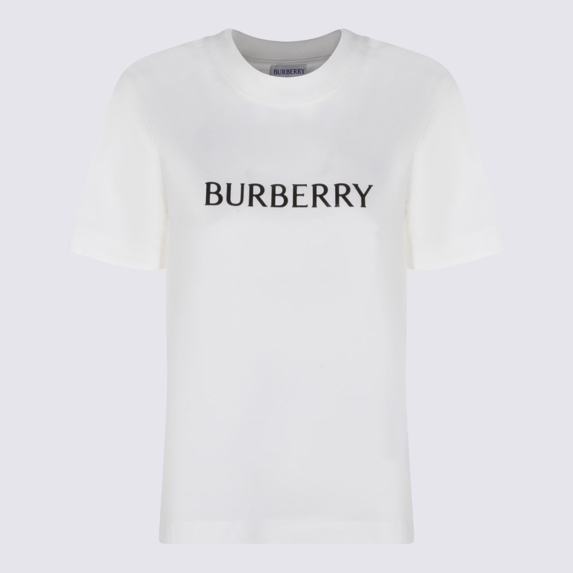 Burberry Chalk Cotton Logo T-Shirt