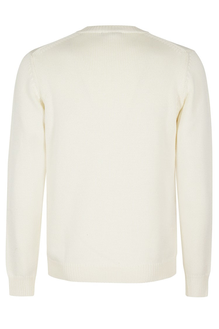 Roberto Collina Crew Neck Merino Wool Sweater