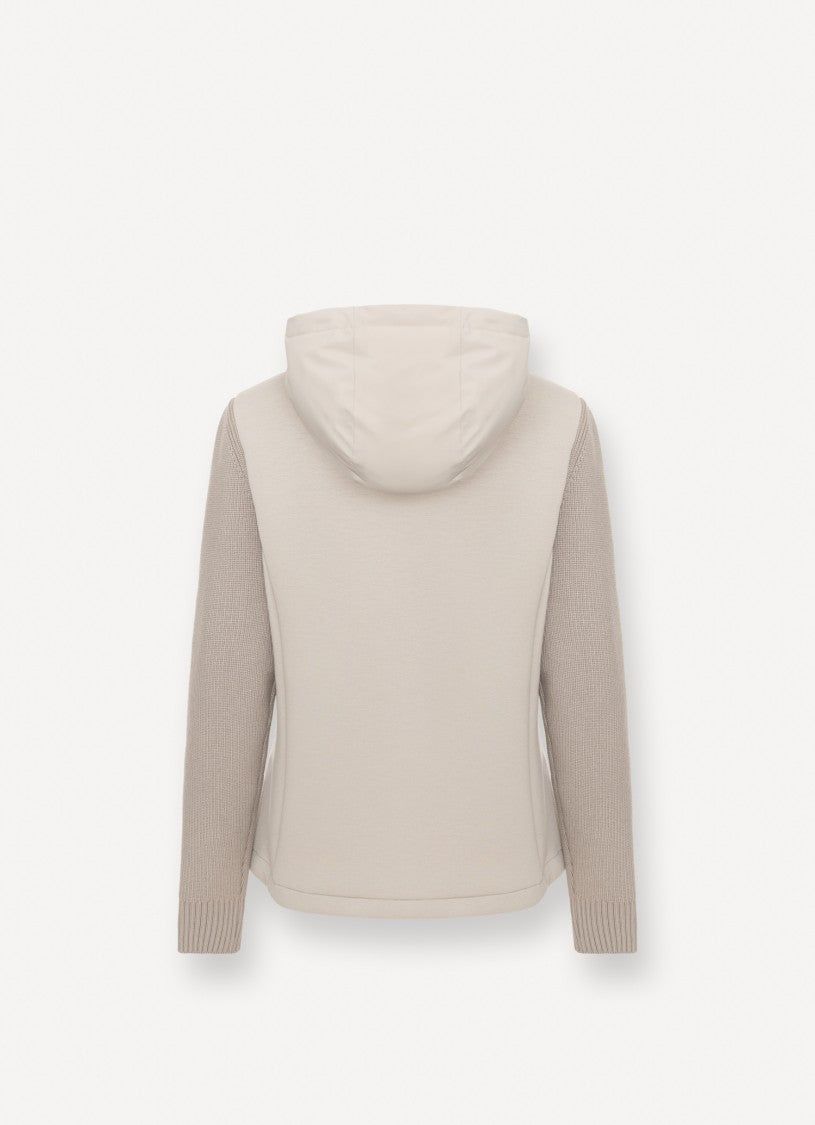 Colmar Originals Quilted Jacket With Knit Sleeves