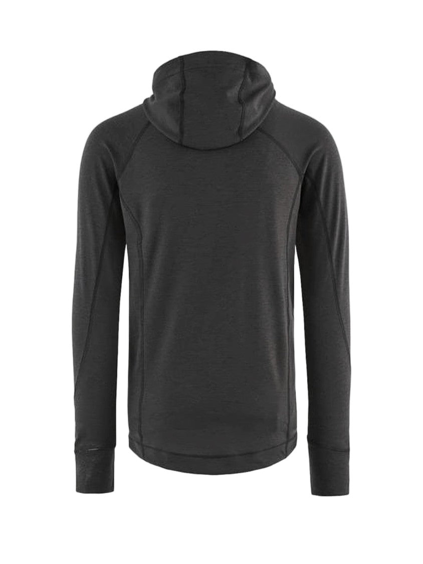 Klattermusen Fitted Black Jacket With Hood