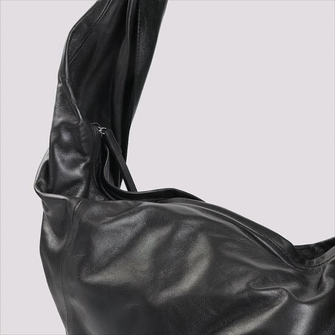 Lemaire Triangular Lambskin Shoulder Bag With Sculptural Silhouette