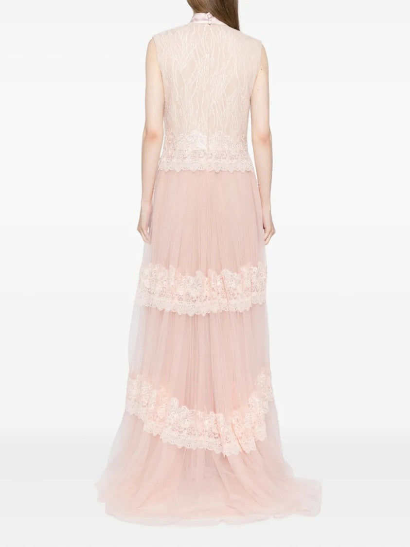 Saiid Kobeisy Lace Long Dress