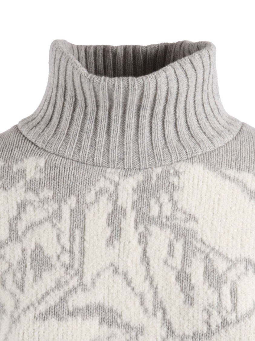 Ballantyne High-Neck Sweatshirt With Fitted Silhouette And Design