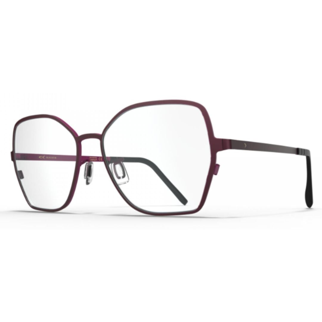 Blackfin Bf1082 Antigua Deep Burgundy Beta-Titanium Geometric Eyeglasses