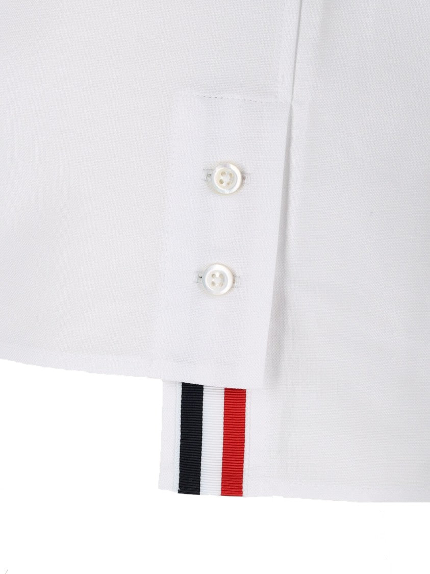 Thom Browne White 4-Bar Oxford Shirt