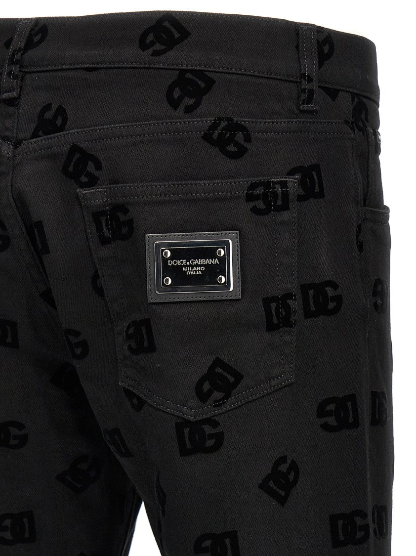Dolce & Gabbana Stretch Black Denim Jeans