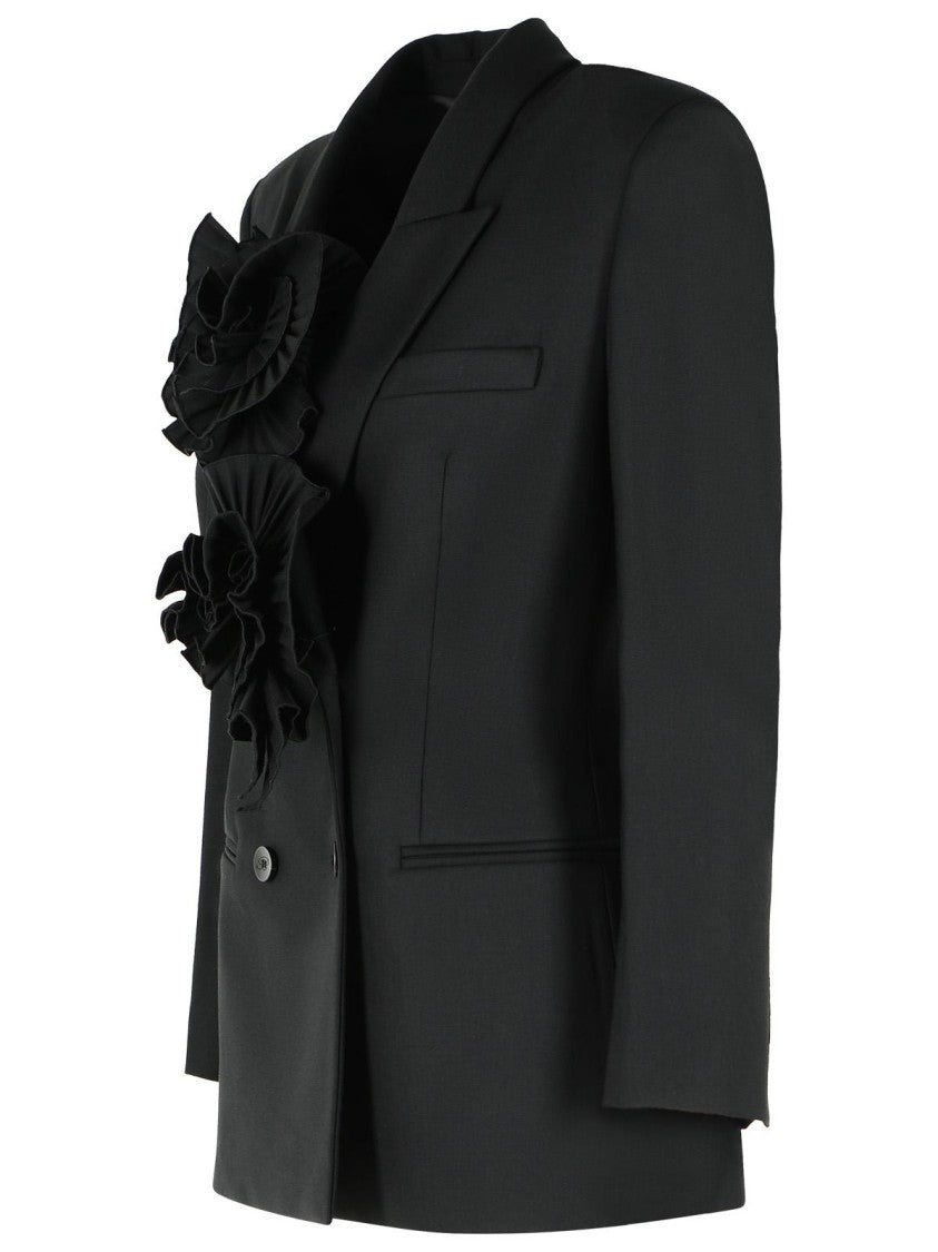 Blumarine Black Wool Blend Blazer