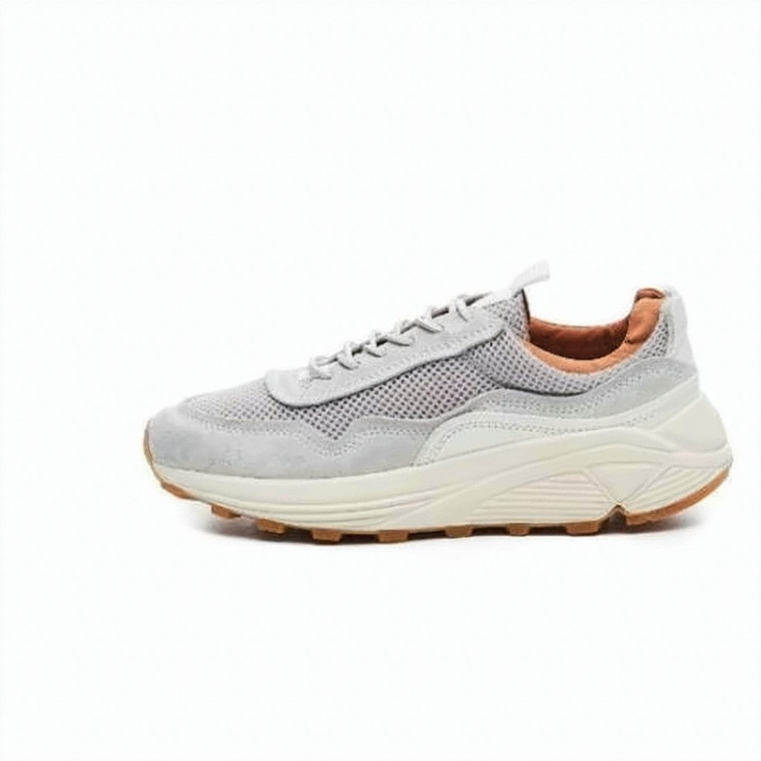 Buttero Textured Grey Sneakers With Sculpted Vibram Sole
