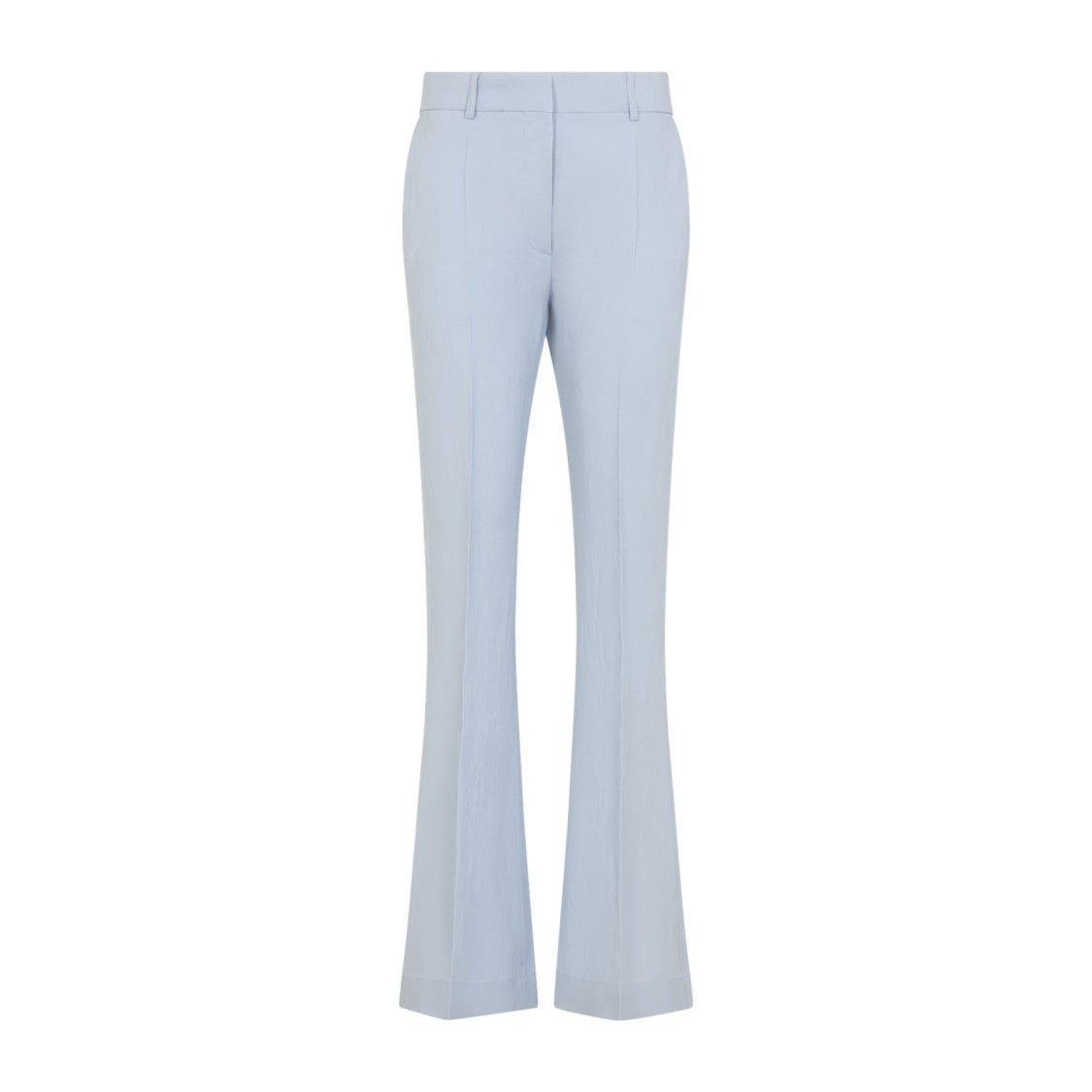 Sportmax Tailored Blue Trousers With Flared Hem
