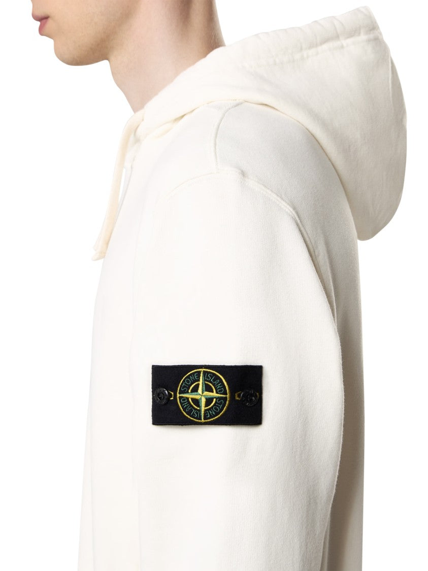 Stone Island Minimalist Off-White Hoodie