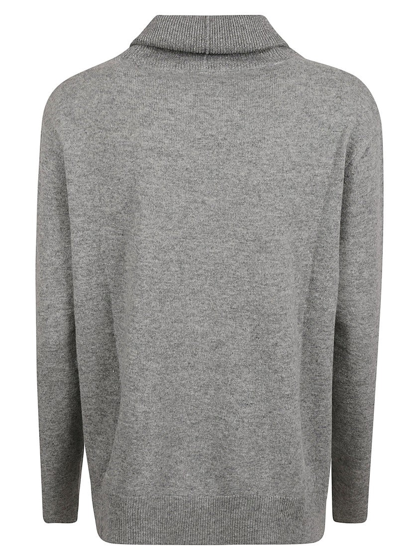 Fabiana Filippi Textured Fabric High Neck Sweater