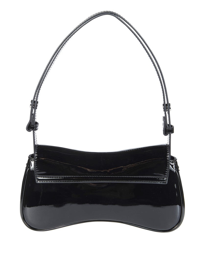 Diesel Glossy Play Clutch Curved Silhouette Clutch