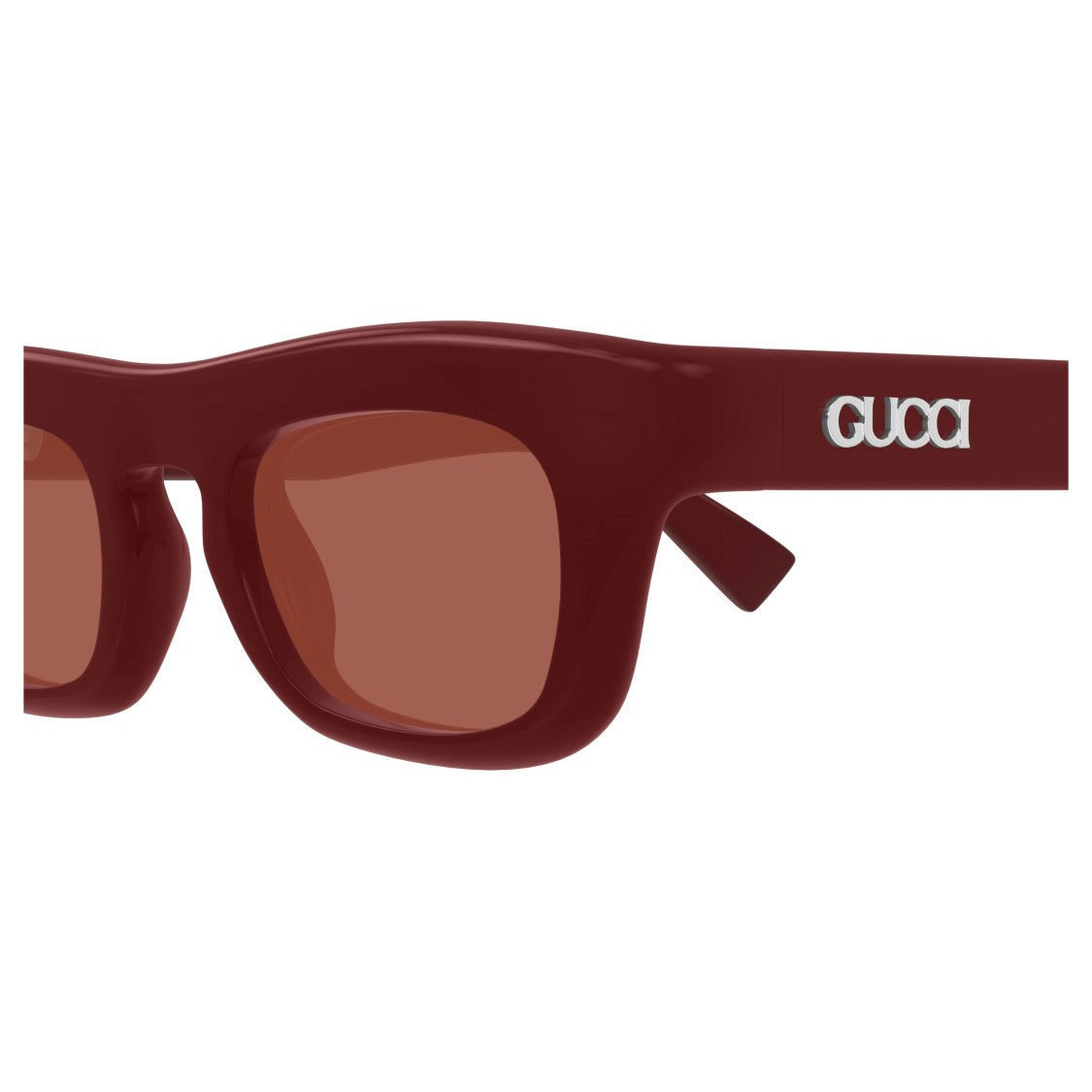 Gucci Gg1777s Bold Rectangular Frame Sunglasses