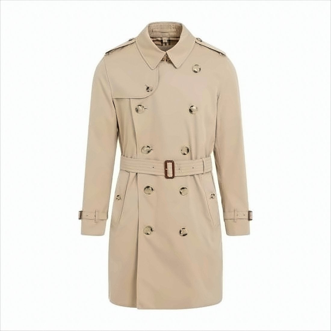 Burberry Double-Breasted Cotton Trench Coat